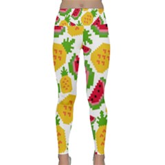 Watermelon -12 Lightweight Velour Classic Yoga Leggings by nateshop