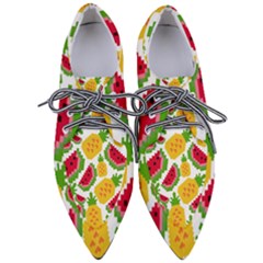Watermelon -12 Pointed Oxford Shoes by nateshop