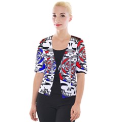 The Grateful Dead Cropped Button Cardigan by Grandong