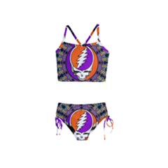 Gratefuldead Grateful Dead Pattern Girls  Tankini Swimsuit by Cowasu