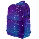 Realistic Night Sky With Constellations Classic Backpack View1