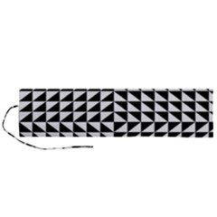 Optical-illusion-illusion-black Roll Up Canvas Pencil Holder (l) by Bedest