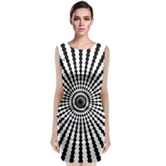 Starburst-sunburst-hypnotic Classic Sleeveless Midi Dress
