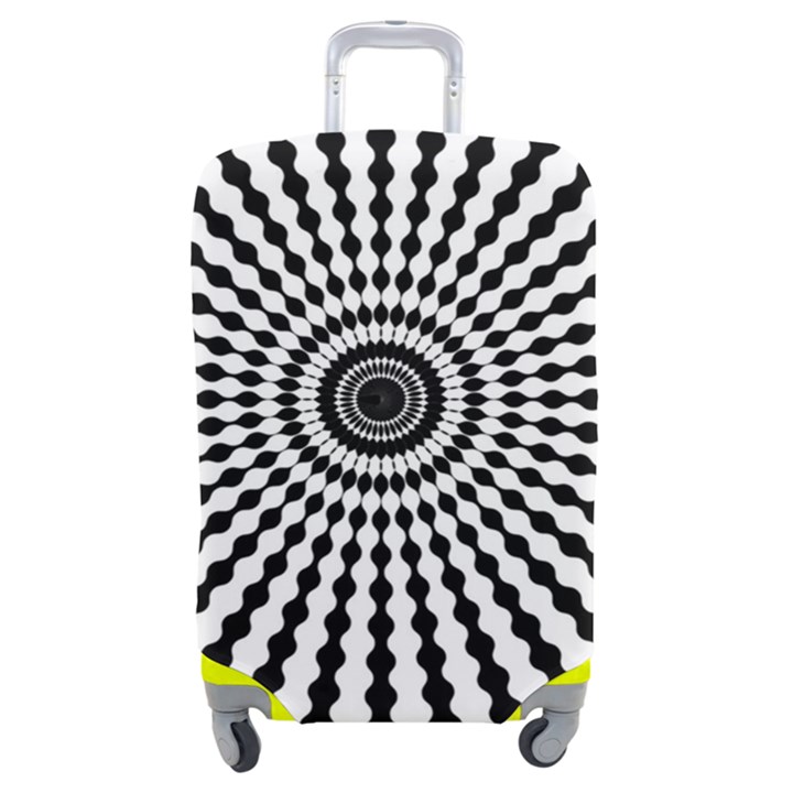 Starburst-sunburst-hypnotic Luggage Cover (Medium)