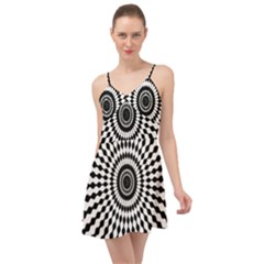 Starburst-sunburst-hypnotic Summer Time Chiffon Dress by Bedest