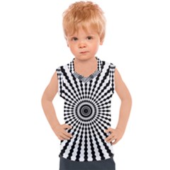 Starburst-sunburst-hypnotic Kids  Sport Tank Top