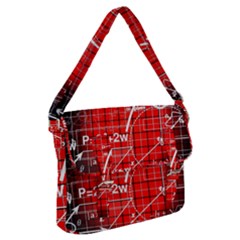 Geometry-mathematics-cube Buckle Messenger Bag