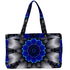 Kaleidoscope-abstract-round Canvas Work Bag