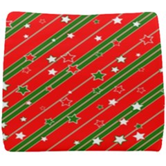 Christmas-paper-star-texture     - Seat Cushion by Bedest