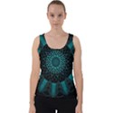 Ornament-district-turquoise Velvet Tank Top View1