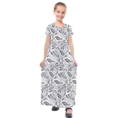 Batik Klasik In Indonesia Kids  Short Sleeve Maxi Dress by nateshop