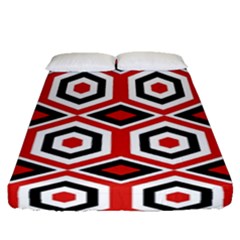 Motif-20 Fitted Sheet (queen Size) by nateshop