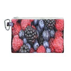 Berries-01 Canvas Cosmetic Bag (large) by nateshop