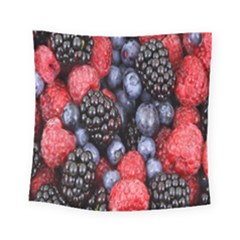 Berries-01 Square Tapestry (small) by nateshop