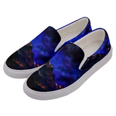 Landscape-sci-fi-alien-world Men s Canvas Slip Ons by Bedest