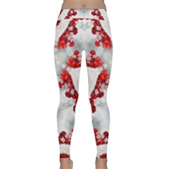 Christmas-background-tile-gifts Classic Yoga Leggings