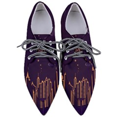 Skyscraper Town Urban Towers Pointed Oxford Shoes by pakminggu