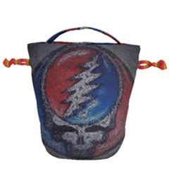 Grateful Dead Logo Drawstring Bucket Bag by Cowasu