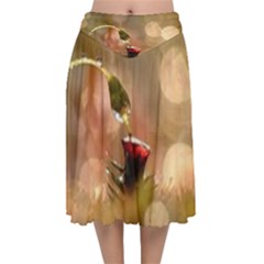 Images (27) Velvet Flared Midi Skirt by Humidesigner786