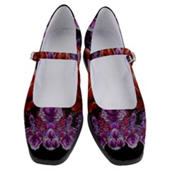 Night So Peaceful In The World Of Roses Women s Mary Jane Shoes