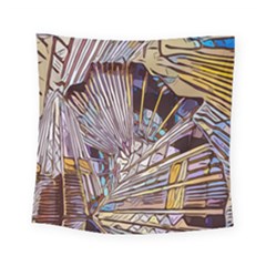 Abstract-drawing-design-modern Square Tapestry (small) by Cowasu