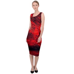 Planet-hell-hell-mystical-fantasy Sleeveless Pencil Dress by Cowasu