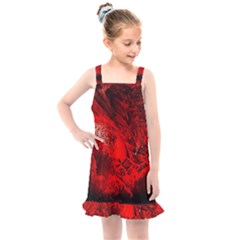 Planet-hell-hell-mystical-fantasy Kids  Overall Dress by Cowasu