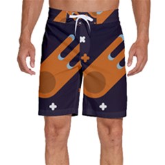 Meteor-meteorite-space-comet Men s Beach Shorts by Cowasu