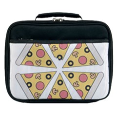 Pizza-slice-food-italian Lunch Bag by Sarkoni