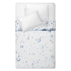 Blue Oxygen-bubbles-in-the-water Duvet Cover Double Side (single Size) by Sarkoni