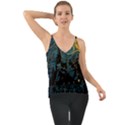 Castle Starry Night Van Gogh Parody Chiffon Cami View1