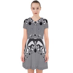Pattern Illusion Fractal Mandelbrot Adorable In Chiffon Dress by Bangk1t