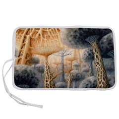 Garden Mushrooms Tree Flower Pen Storage Case (l) by Bangk1t