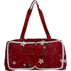 Flower Washi Floral Background Multi Function Bag by Ravend