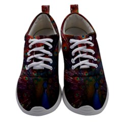 Peacock Feather Bird Women Athletic Shoes