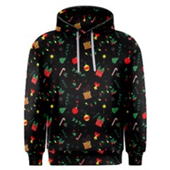 Christmas Pattern Texture Colorful Wallpaper Men s Overhead Hoodie