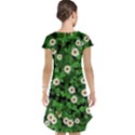 Daisies Clovers Lawn Digital Drawing Background Cap Sleeve Nightdress View2