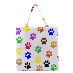 Pawprints-paw-prints-paw-animal Grocery Tote Bag