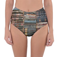 Pile Of Books Photo Of Assorted Book Lot Backyard Antique Store Reversible High-waist Bikini Bottoms