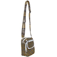 Background-batik Shoulder Strap Belt Bag by nateshop