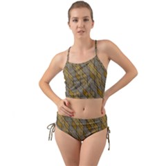 Background-batik Mini Tank Bikini Set