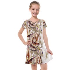 Butterfly Dreams, Bonito, Butterfly, Dream, Flower, Girly Kids  Cross Web Dress by nateshop