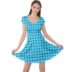 Pattern-123 Cap Sleeve Dress by nateshop