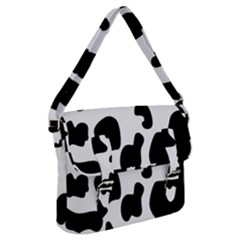 Black And White Cow Print,wallpaper Buckle Messenger Bag by nateshop