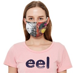 Left And Right Brain Illustration Splitting Abstract Anatomy Cloth Face Mask (adult)