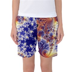 Psychedelic Colorful Abstract Trippy Fractal Mandelbrot Set Women s Basketball Shorts by Bedest