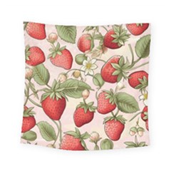 Strawberry Fruit Square Tapestry (small)