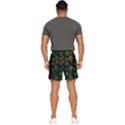 Apples Honey Honeycombs Pattern Men s Runner Shorts View4