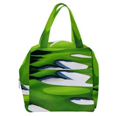 Golf Course Par Green Boxy Hand Bag by Sarkoni