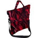 Followers,maroon,rose,roses Fold Over Handle Tote Bag View1